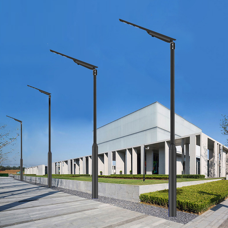 led luces de calle con solares panel