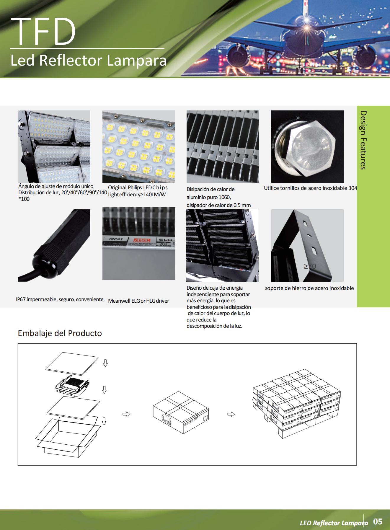 luces led para estadios