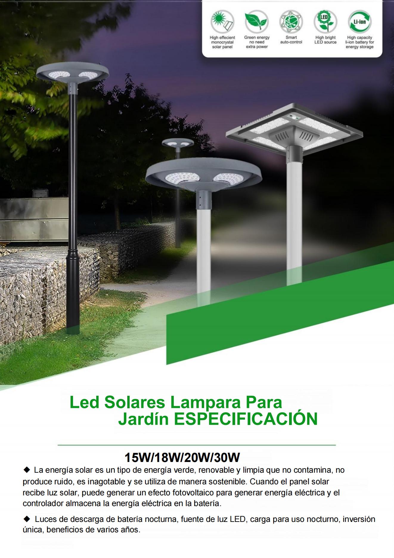 faroles solares para exterior